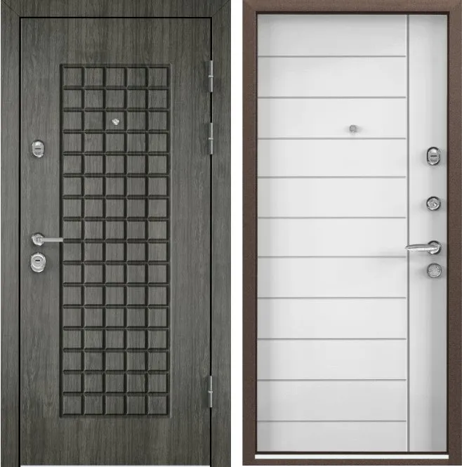 Фото Дверь Цербер 3К Роял Серый Сменная панель DIS006444