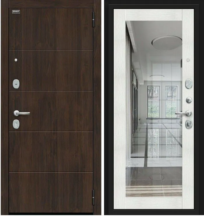 Фото Дверь Браво Флэт Kale Almon/Bianco Veralinga DIS006321