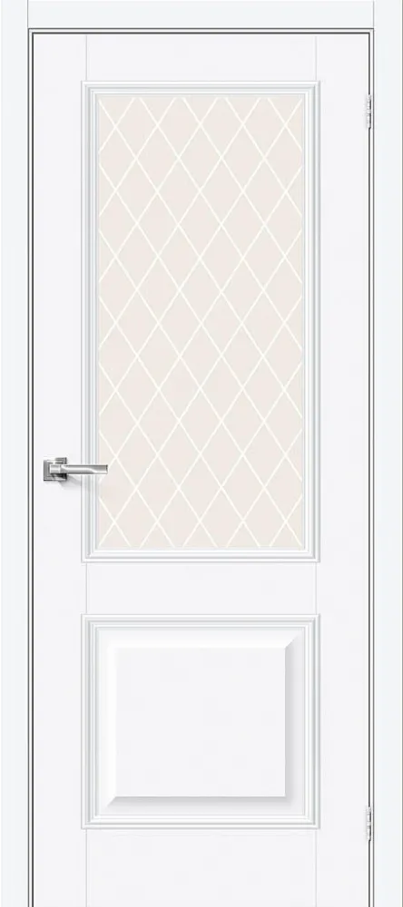 Фото Межкомнатная дверь Классик-13 White Silkwood BR5938